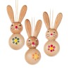 Behang Osterhasen farbig sortiert natur Dregeno 199/563/8