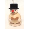 Baumbehang Schneemann mit Buch Holzwaren Egermann 346/H Buch