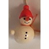 Baumbehang Schneemann mit roter Mütze Holzwaren Egermann 346/H rot