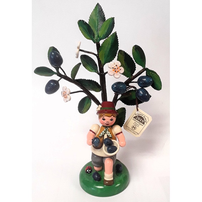 Hubrig Volkskunst Jahresfigur 2019 Pflaume