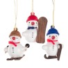 Baumbehang Schneemann auf Wintersportler Dregeno 199/409/7