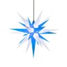 Herrnhuter Kunststoffstern Außenstern 68 cm A7 blau/weiß