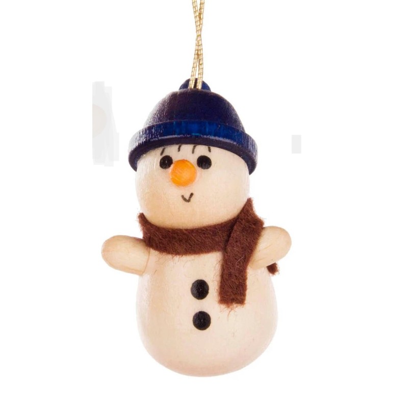 Baumbehang Schneemann mit blauer Mütze Dregeno 199/592 blau