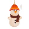 Baumbehang Schneemann mit oranger Mütze Dregeno 199/592 orange