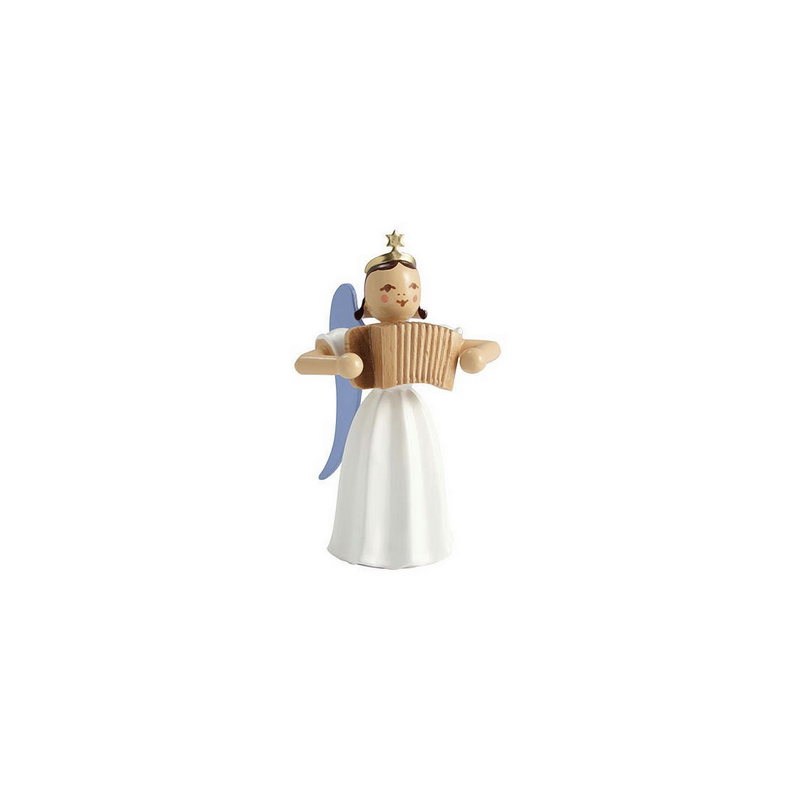 Blank Engel, Langrock farbig mit Ziehharmonika ELF 012