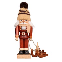 Nussknacker Rodler klein natur Christian Ulbricht 32702