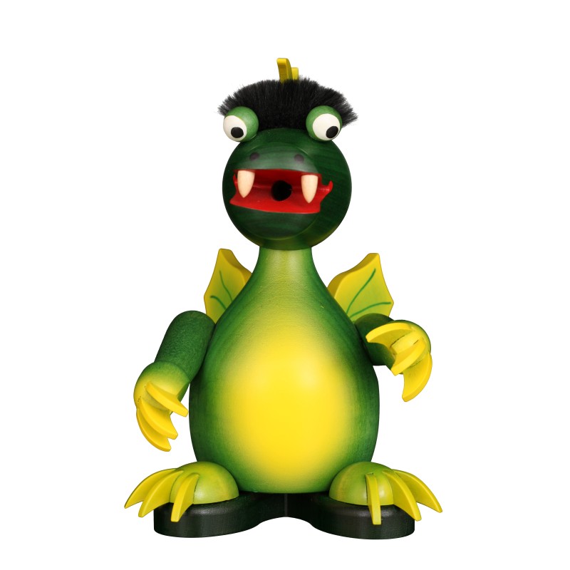Räuchermännchen Drache grün Christian Ulbricht, 35601