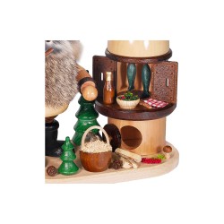 Räuchermännchen Waldwichtel am Räucherofen DWU 923