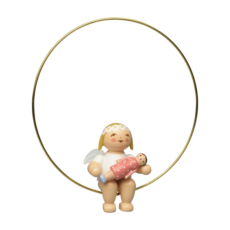 Wendt und Kühn Margeritenengel im Ring mit Puppe 6308/P