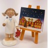 Werkstätten Flade Flachshaarengel Stern und Adventskalender Flade 6163