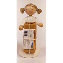 Werkstätten Flade Engel mit Weihnachtspaket Flade 6173