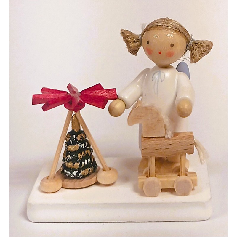 Werkstätten Flade Engel mit Pyramide Thüringer Pferdchen Flade 6188