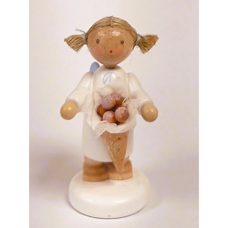 Werkstätten Flade Flachshaarengel mit Quarkbällchen Flade 61113