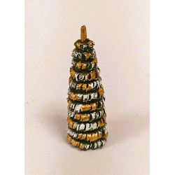 Werkstätten Flade Bäumchen grün weiß gold 4 cm Flade 3204.2