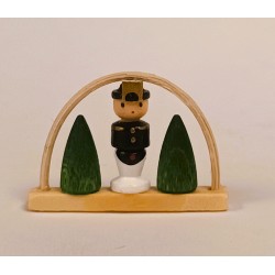 Flade Miniatur Schwibbogen mit Bergmann 3031