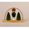 Flade Miniatur Schwibbogen mit Bergmann 3031
