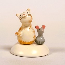 Werkstätten Flade Flachshaarkinder Micky und Mausi katze Flade 3026