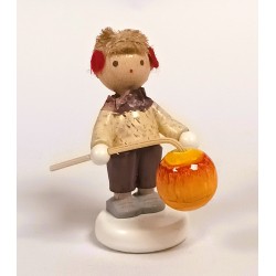 Werkstätten Flade Flachshaarkinder Junge mit Lampion Flade 5168