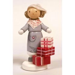 Werkstätten Flade Mädchen mit Geschenken Flade 5176
