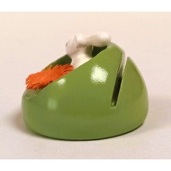 Werkstätten Flade Tischkartenhalter Häschen mit oranger Blume Flade 5206 orange