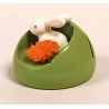 Werkstätten Flade Tischkartenhalter Häschen mit oranger Blume Flade 5206 orange