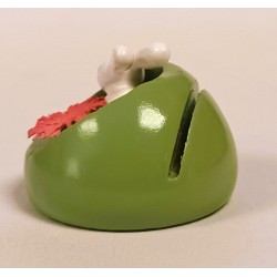 Werkstätten Flade Tischkartenhalter Häschen mit rosa Blume Flade 5206 rosa