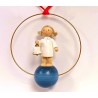 Flade Weihnachtsschmuck Engel mit Glocke 6417