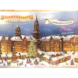 Räucherkerzen - Adventskalender Dresdner Strietzelmarkt