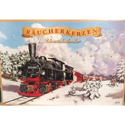 Räucherkerzen - Adventskalender Harzer Schmalspurbahn