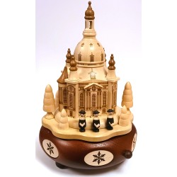 Spieldose mit Dresdner Frauenkirche und Kurrendesängern Zeidler 4070