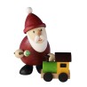 Ullrich Kunsthandwerk Weihnachtsmann mit Pinsel und Eisenbahn 0877