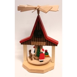 Wärmespiel Haus Weihnachtsmann Richard Glässer 1753