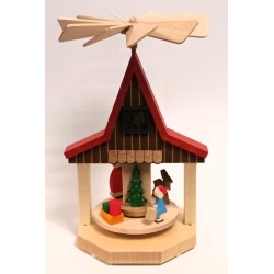 Wärmespiel Haus Weihnachtsmann Richard Glässer 1753