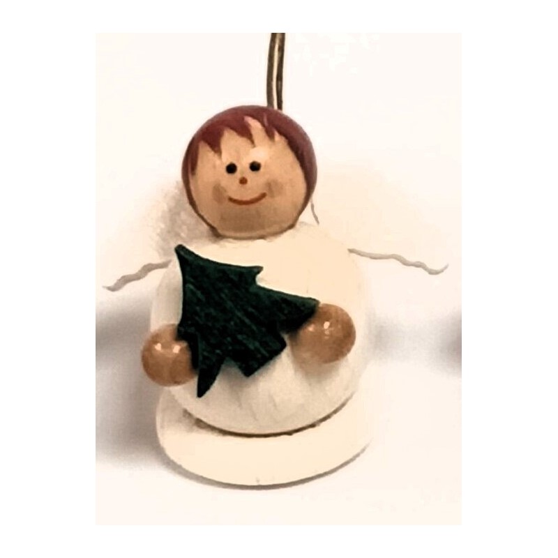 Baumbehang Engel weiß mit Baum Holzwaren Egermann 363W/H/ Baum