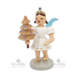 Blank Engel Kurzrock farbig mit Bäumchen und Preciosa-Kristallen EKF 025 S