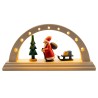 Schwibbogen mit Weihnachtsmann klein  Spielwarenmacher Günther G 201