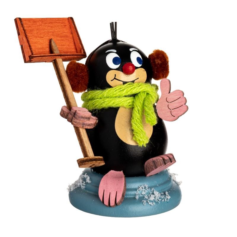 Maulwurf Egon mit Schneeschippe Neu 2025 Kuhnert 61007 Maulwurf Egon mit Schneeschippe Neu 2025 Kuhnert 61007