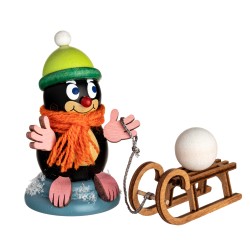 Maulwurf Lisa mit Schlitten Neu 2025 Kuhnert 61008