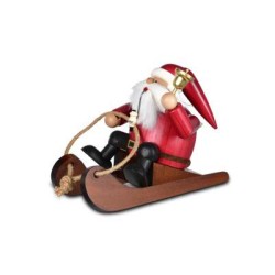 Räuchermann "Die Dicken" Santa Claus auf Schlitten neu 2025 KWO 21414