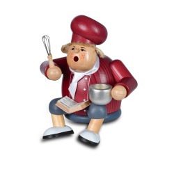 Räuchermann Kantenhocker Küchenchefin KWO A21409