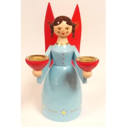 Lichterengel blau Volkskunstwerkstatt Eckert 22/45 blau