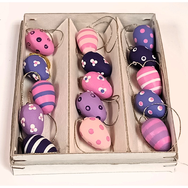 Behang Ostereier klein violett Matthias Dietzsch