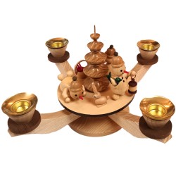 Aventsleuchter mit  x Junior Drechslerei Volkmar Wagner 35