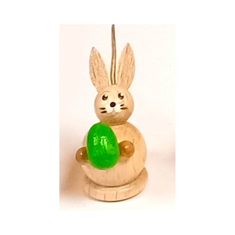 Behang Minihäschen mit grünem Ei