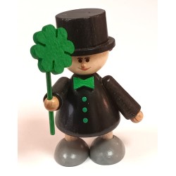 Schornsteinfeger mit Kleeblatt Egermann 453 Klee