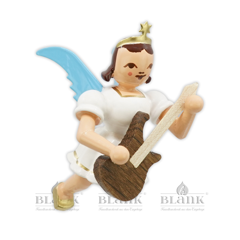 Blank Engel Schwebeengel Kurzrock farbig mit E-Gitarre SEf 043