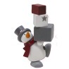 Hobler Figuren Schneemann Otto mit Geschenkestapel neu 8214