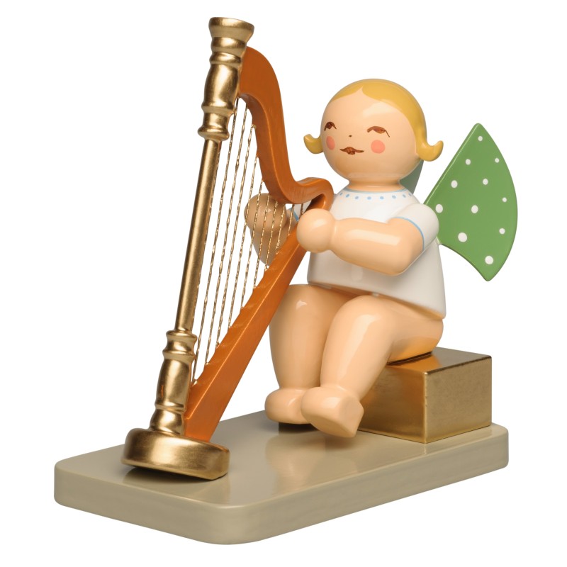 Wendt und Kühn Engel mit Konzertharfe Jubiläumsengel 2026 650/2026/111