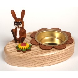 Teelichthalter Hase Wanderer HoDreWa Legler 11/30