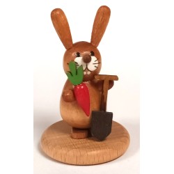 Hase mit Möhre und Spaten HoDreWa Legler 11/53